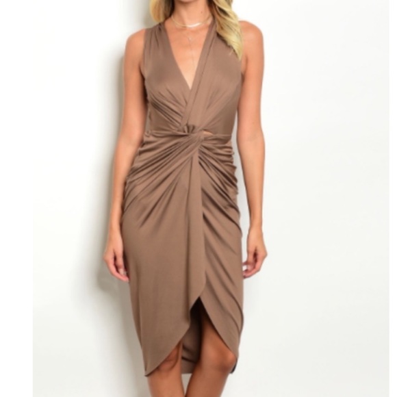 Blue Blush Dresses & Skirts - Mocha Dress